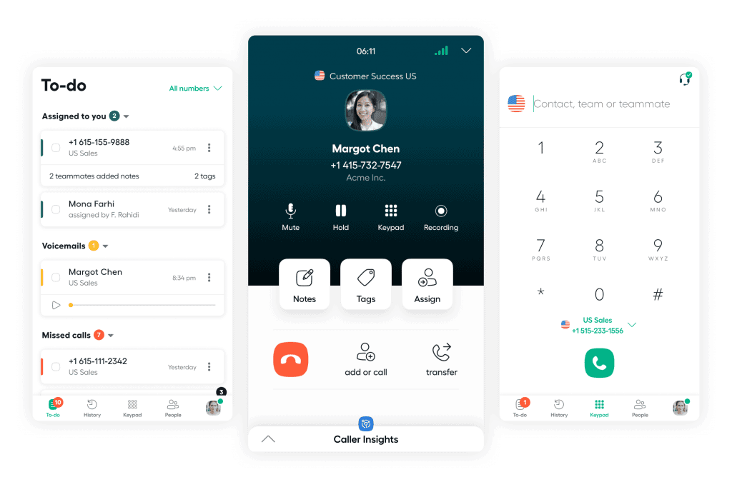 aircall application de téléphonie