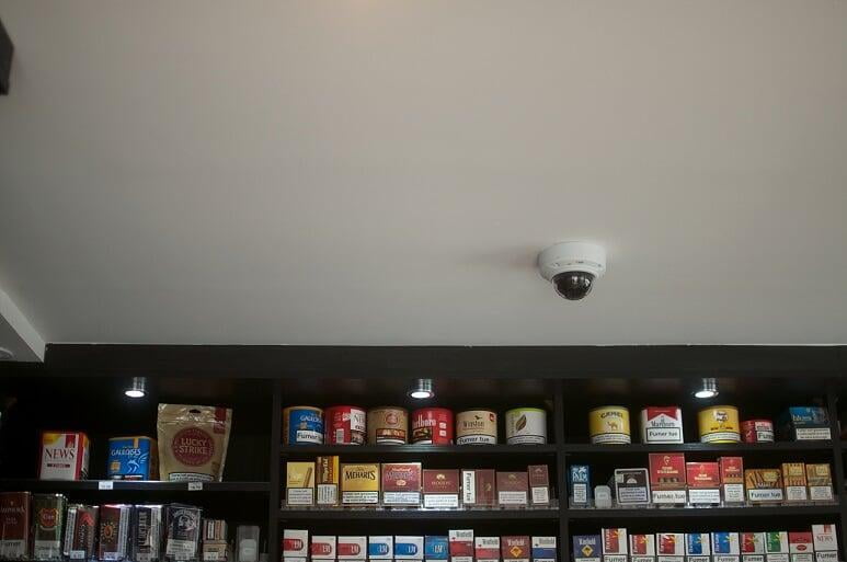 caméra ip pour bureau de tabac